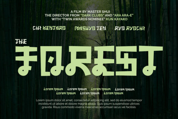 Qoroshi Font PNG with transparent background - Preview 5