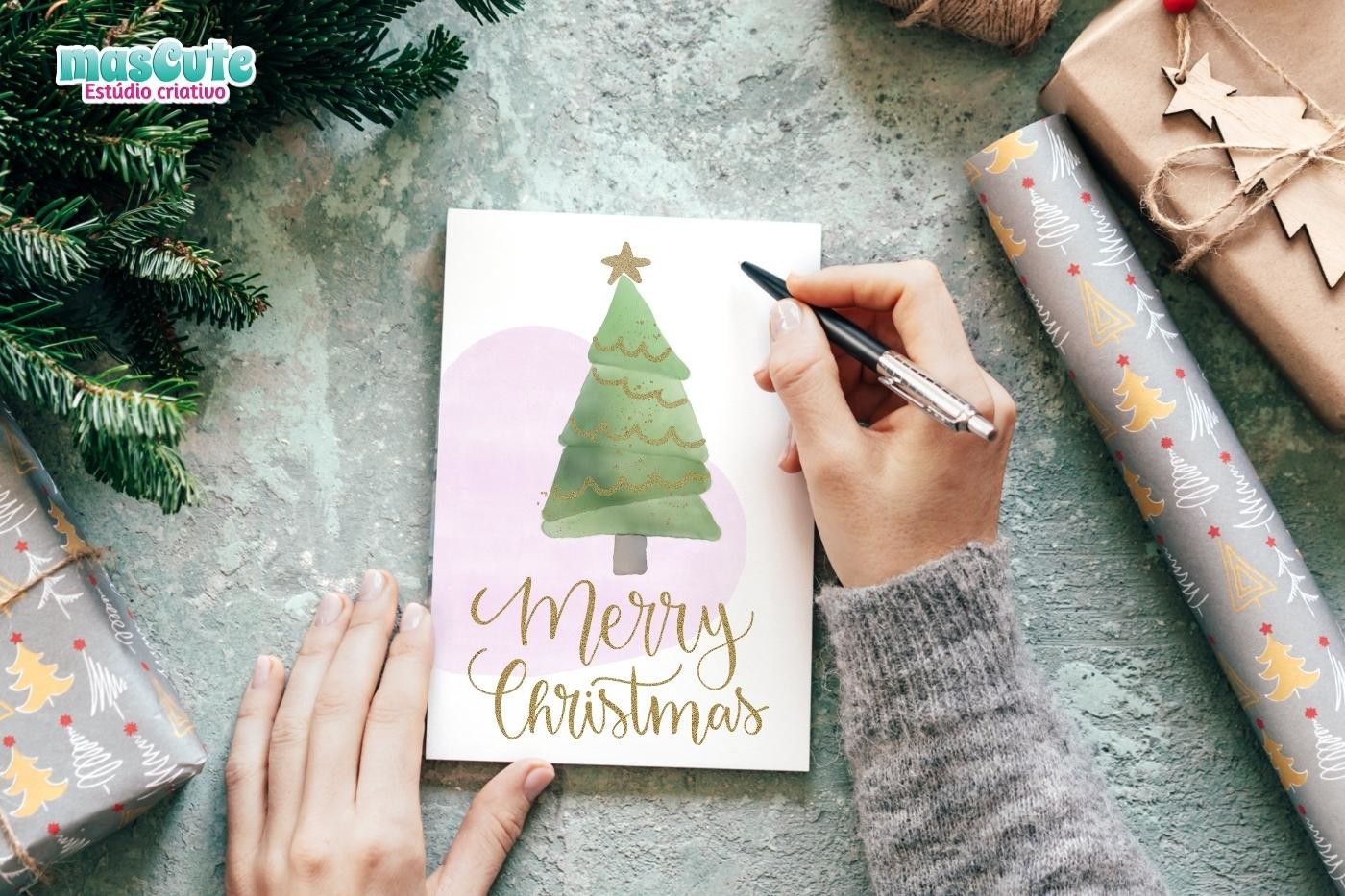 Watercolor Christmas Trees Cliparts - photo 3