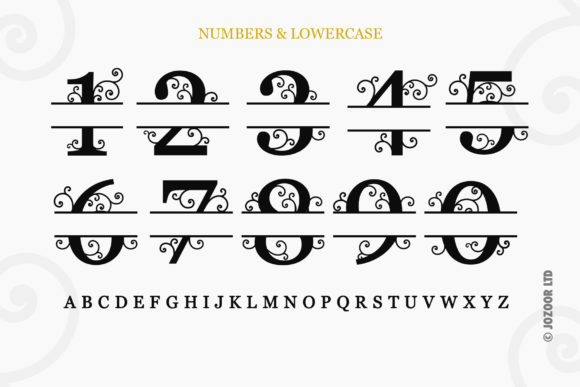 Antonio Split Monogram Font - Preview 2