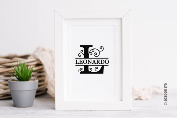 Antonio Split Monogram Font - Preview 5