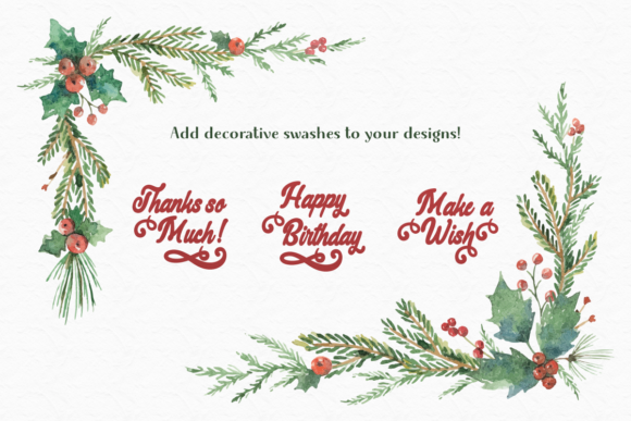 Christmas Cat Font - Preview 6