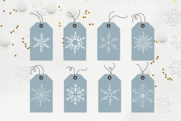 Christmas Snowflake Font - Preview 3