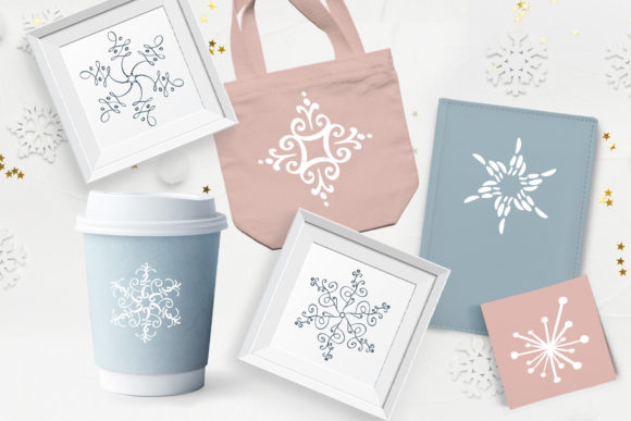 Christmas Snowflake Font - Preview 4
