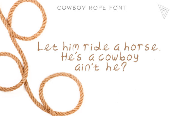 Cowboy Rope Font - Preview 2