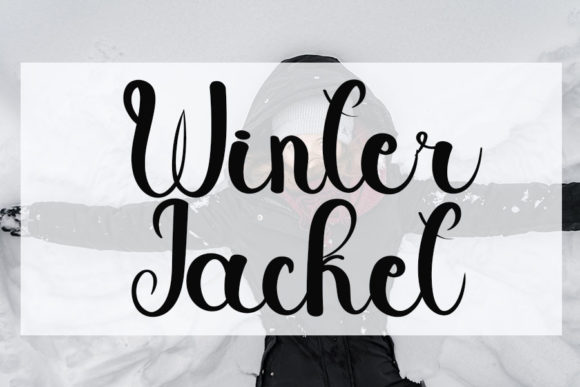 Happy Winter Font PNG with transparent background - Preview 3