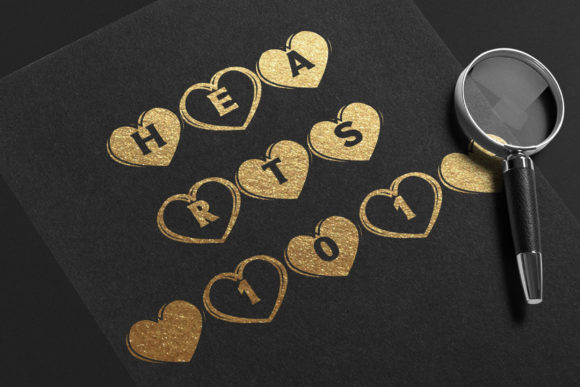 Hearts Font - Preview 3