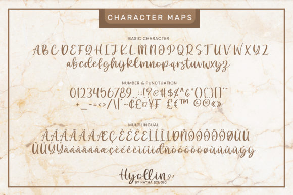 Hyollin Font PNG with transparent background - Preview 6