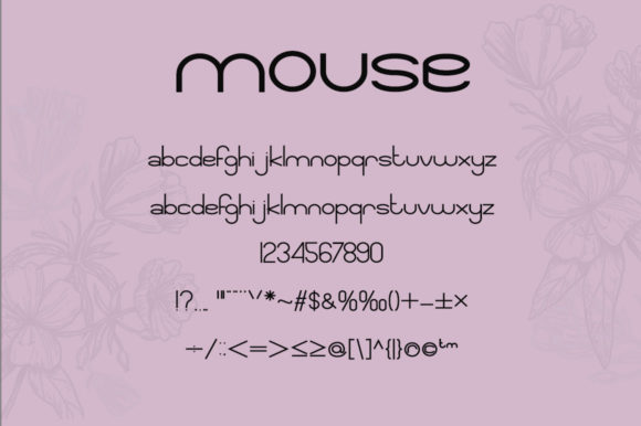 Malika Flower Shop Font PNG with transparent background - Preview 5