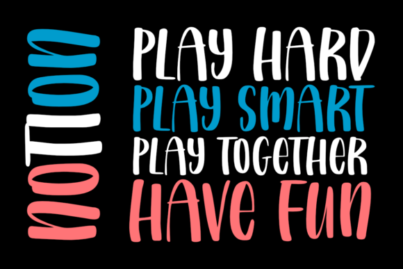 Smart Play Font PNG with transparent background - Preview 1