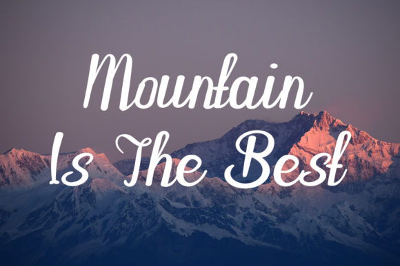 Beautiful Nature Font - Preview 1