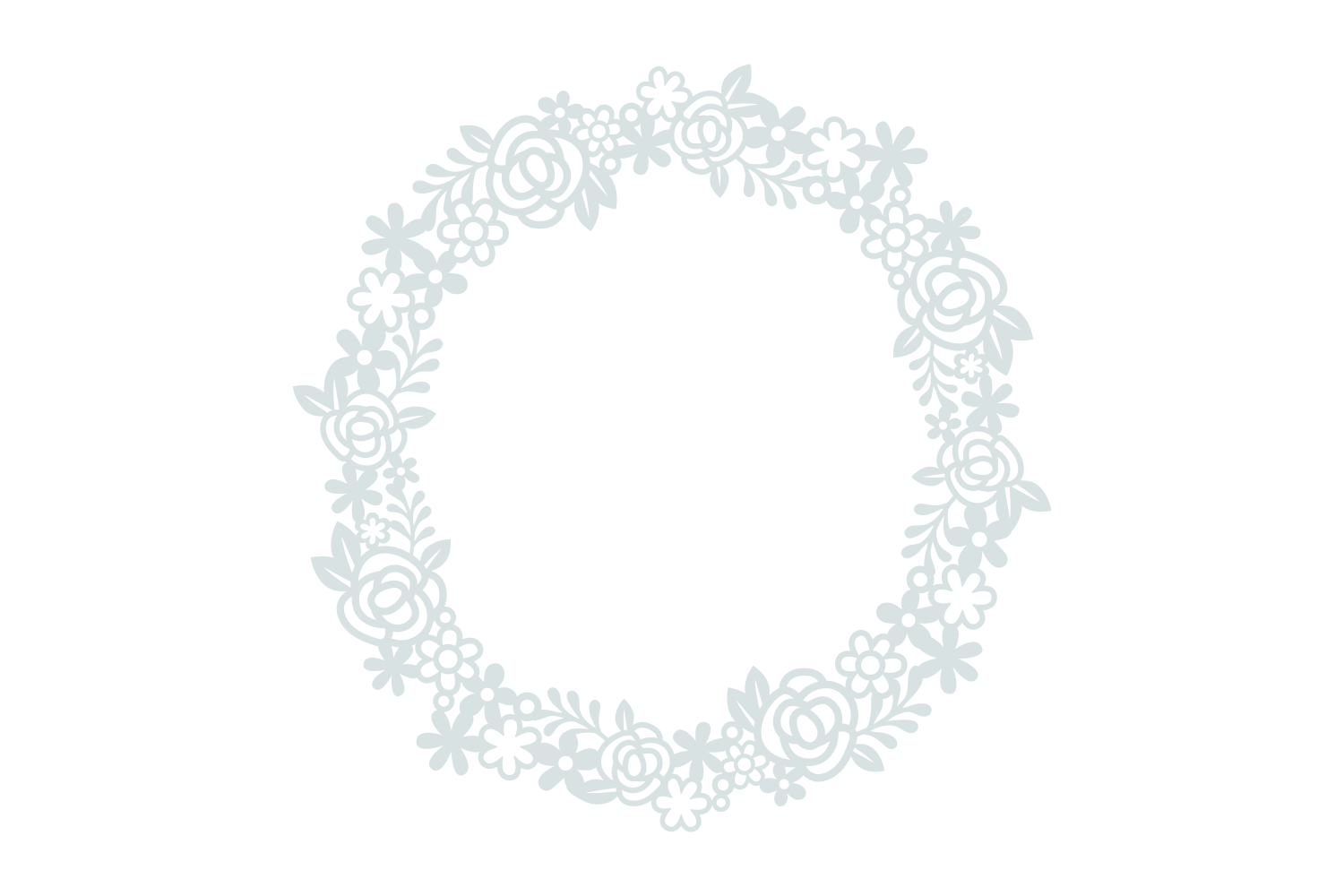 Floral Monogram Frames Graphic by CraftBundles · Creative Fabrica