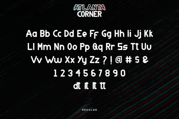 Atlanta Corner Font - Preview 3