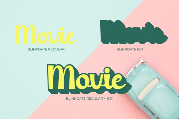 Blinkdate Font - Preview 1