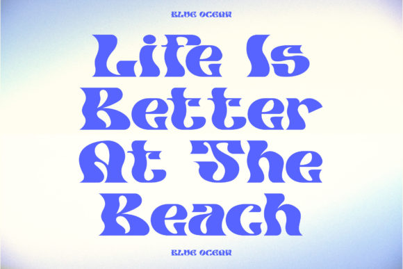 Blue Ocean Font - Preview 1