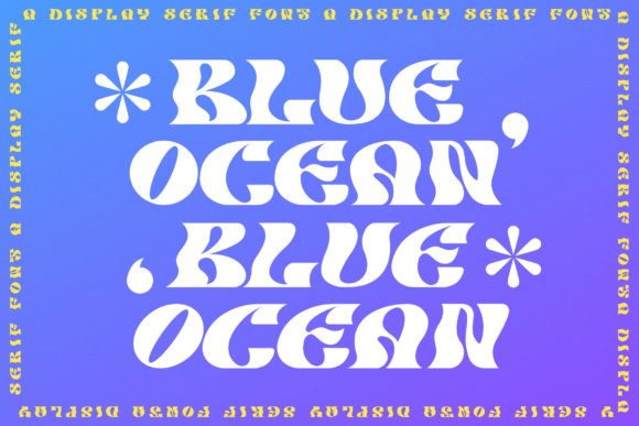 Blue Ocean Font - Preview 3