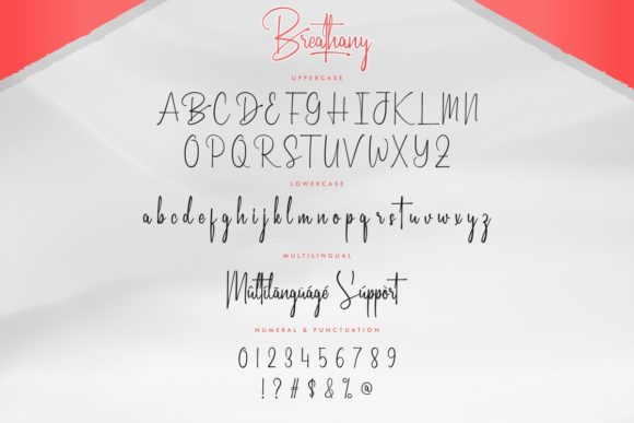 Breathany Font - Preview 3