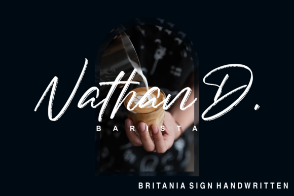 Britania Sign Font - Preview 6