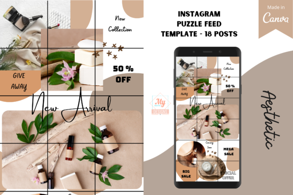18 Aesthetic Instagram Feed Template