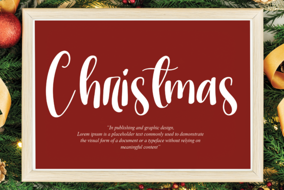 Christmas Farmhouse Font - Preview 2