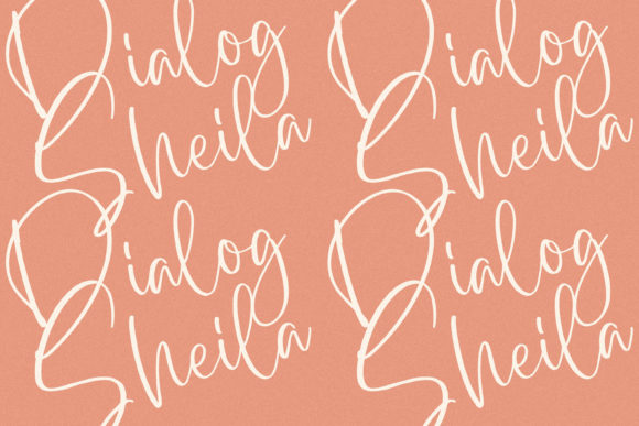 Dialog Sheila Font - Preview 6