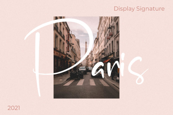 Display Signatera Font PNG with transparent background - Preview 1