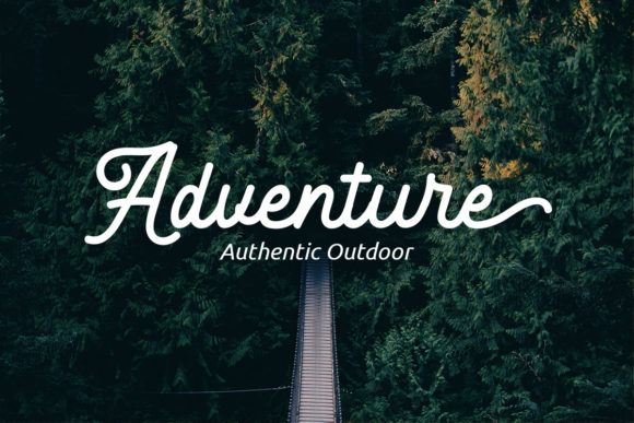 Flatty Monoline Font - Preview 2