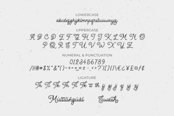 Flatty Monoline Font - Preview 5