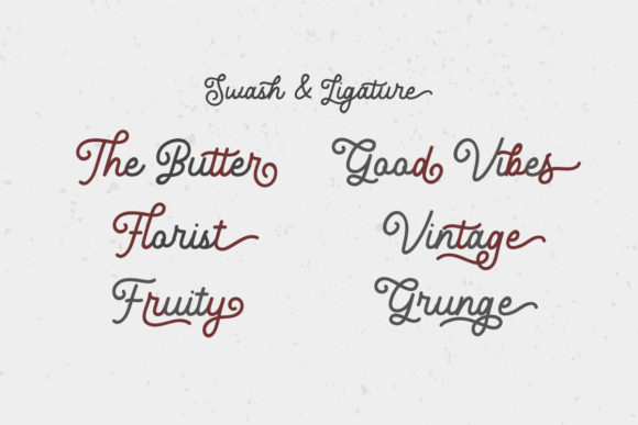 Flatty Monoline Font - Preview 6