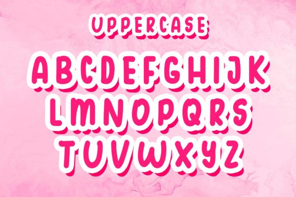 Fruits Donut Font - Preview 3