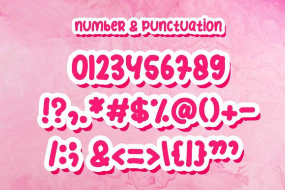Fruits Donut Font - Preview 5