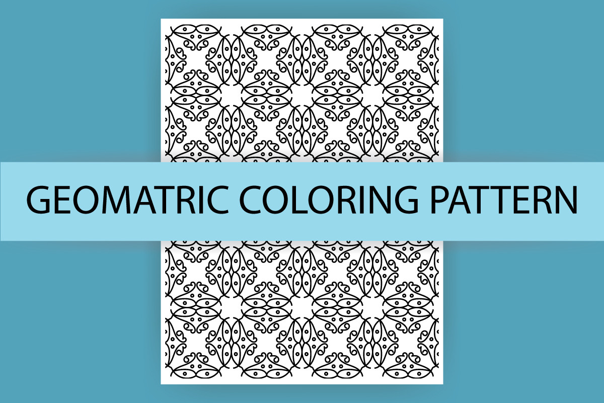 Pattern Pages To Color Geometric Pattern- Mandala Coloring Page Graphic by abdussamad ...