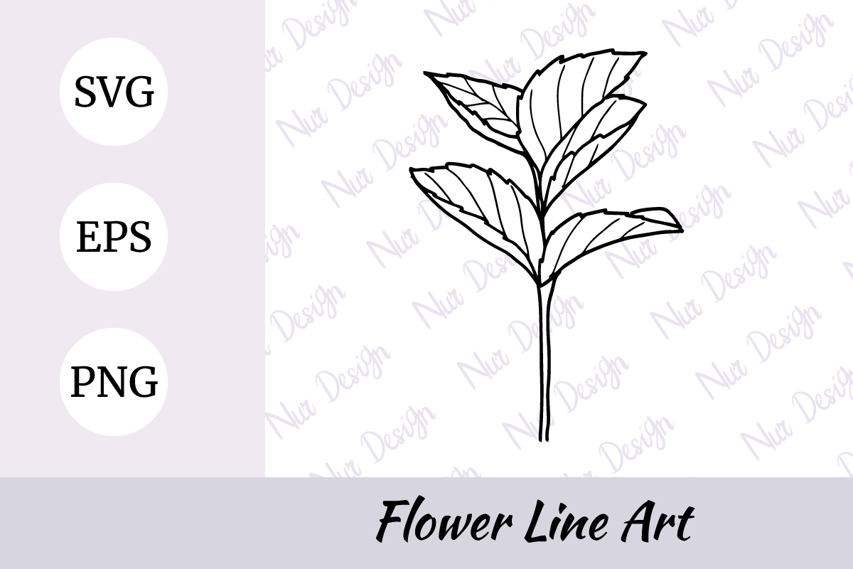 Hydrangea Flower LineArt Illustration Graphic by nurdesign99 · Creative ...
