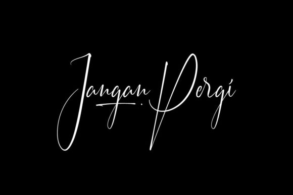 Jangan Pergi Font - Preview 1