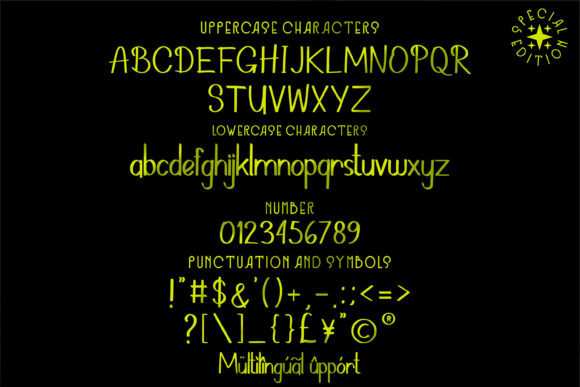 Januworry Font PNG with transparent background - Preview 5