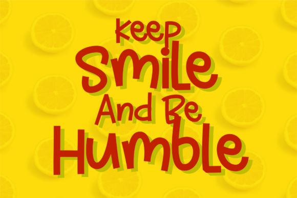 Lemony Sake Font PNG with transparent background - Preview 4
