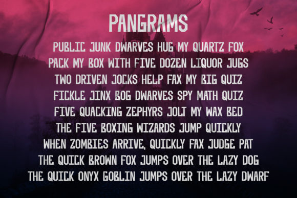 Mansion Font PNG with transparent background - Preview 6