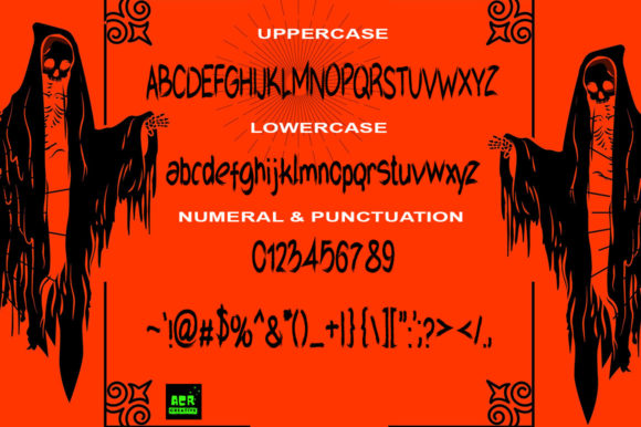 Mr Blacky Font PNG with transparent background - Preview 3
