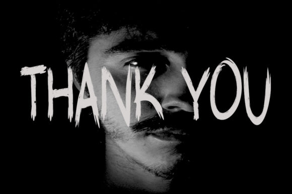 Mr Blacky Font PNG with transparent background - Preview 4