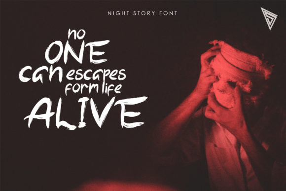 Night Story  Font PNG with transparent background - Preview 1