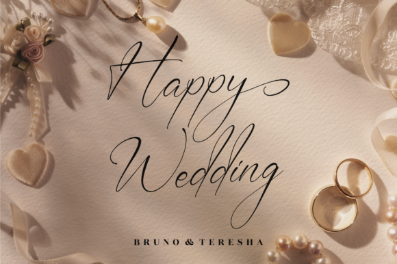 Nattasha Beautica Font PNG with transparent background - Preview 1