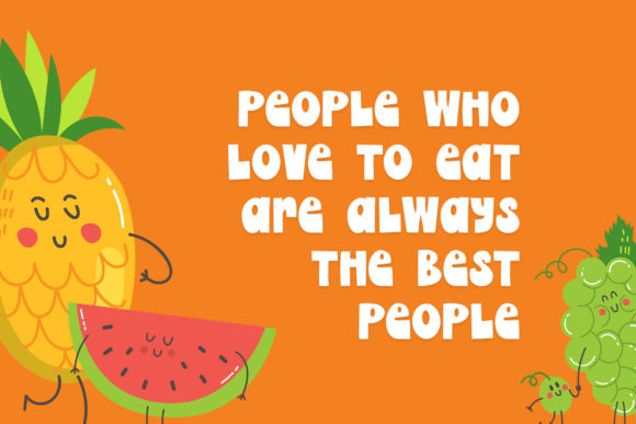 Organic Things Font PNG with transparent background - Preview 1
