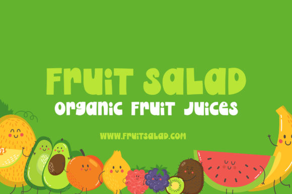 Organic Things Font PNG with transparent background - Preview 2