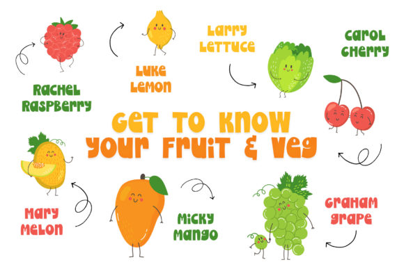 Organic Things Font PNG with transparent background - Preview 3