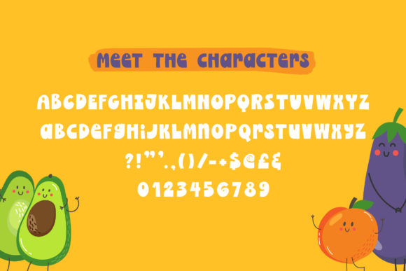 Organic Things Font PNG with transparent background - Preview 5
