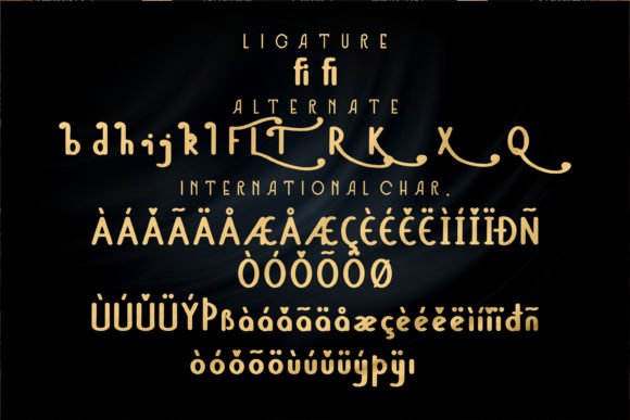 Rain Fall Font PNG with transparent background - Preview 3