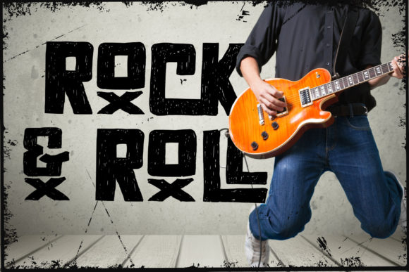 Rocker Squad Font PNG with transparent background - Preview 2