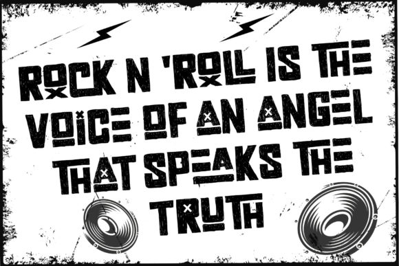 Rocker Squad Font PNG with transparent background - Preview 3
