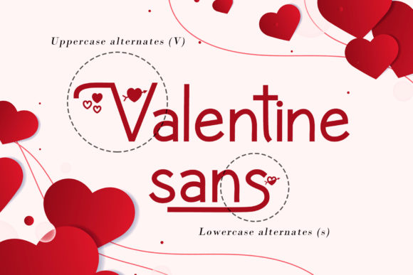 Romance Sans Font PNG with transparent background - Preview 6