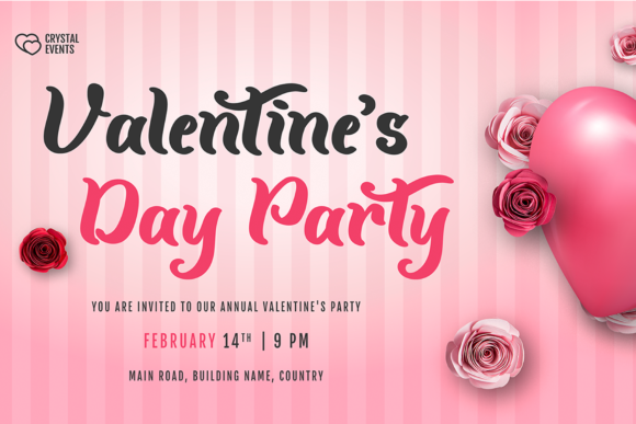Romantic Valentines Font PNG with transparent background - Preview 4