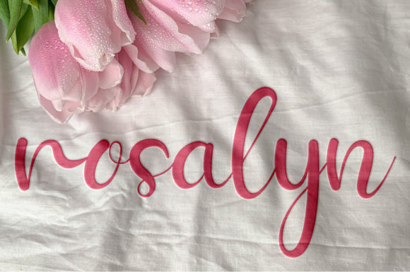 Rosalyn Font PNG with transparent background - Preview 1